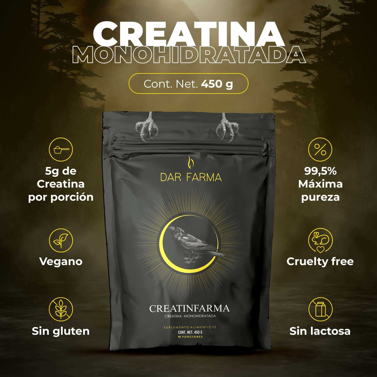 darfarma creatina monohidratada 50 porciones