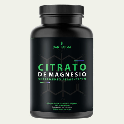 citrato magnesio glicinato porcion capsula pastilla frasco