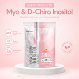 Myo & D-chiro Inositol 225gr Ácido Fólico - Suplemento Mujer
