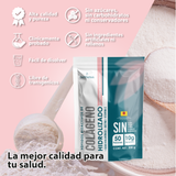 Colágeno Hidrolizado puro + Ácido Hialuronico + Biotina + Vitamina C