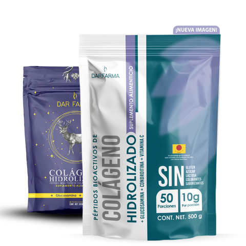 Colágeno Hidrolizado + Glucosamina + Condroitina + Vitamina C