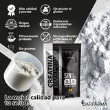 Creatina Monohidratada de Máxima Pureza en Polvo - Suplemento Alimenticio de Alto Rendimiento - 90 Servicios - 450 g para 3 Meses