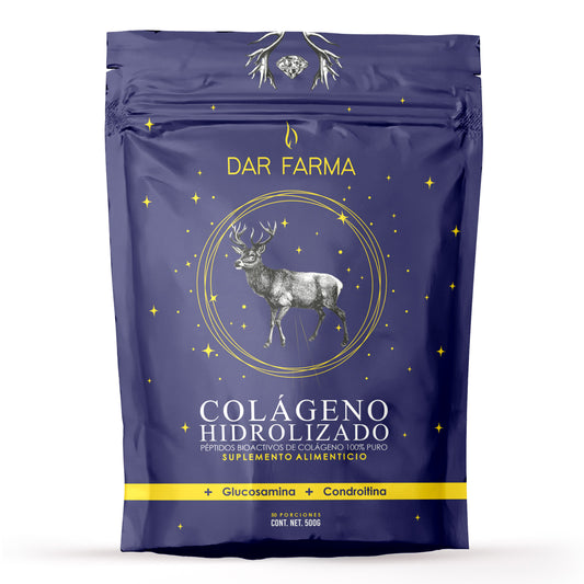 Colageno Hidrolizado + Glucosamina + Condroitina - 500g.