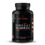 Omega 3 - 1400mg - Aceite de Salmon con Vitamina E, EPA y DHA - 180 Cápsulas