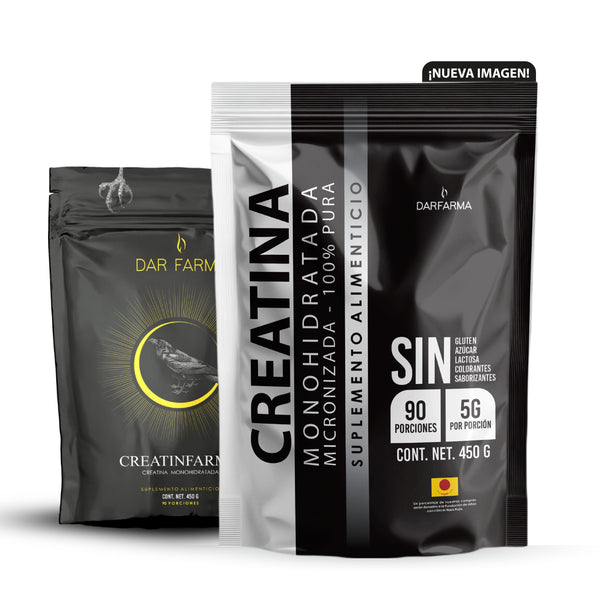 Creatina Monohidratada de Máxima Pureza en Polvo - Suplemento Alimenticio de Alto Rendimiento - 90 Servicios - 450 g para 3 Meses