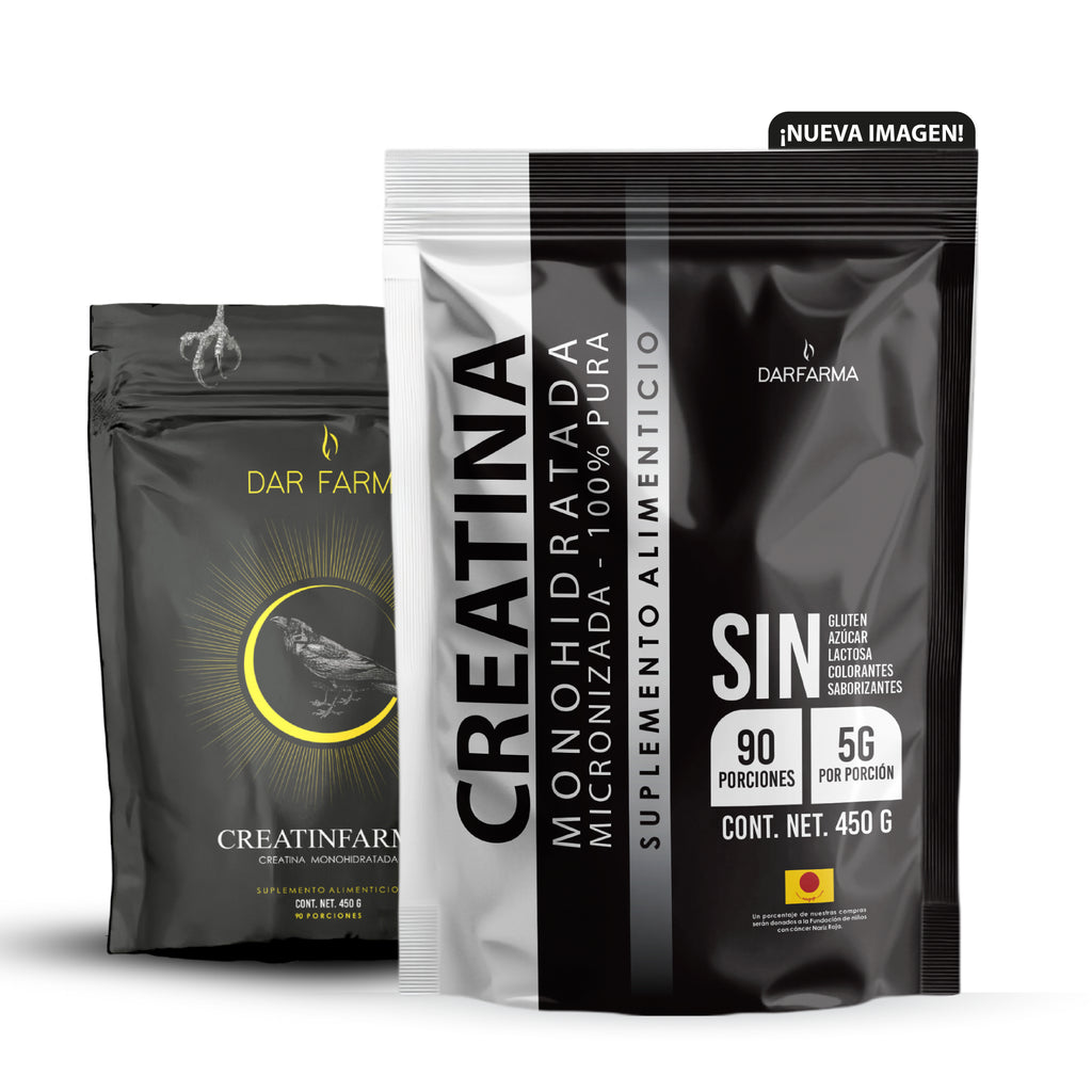 Creatina Monohidratada de Máxima Pureza en Polvo - Suplemento Alimenticio de Alto Rendimiento - 90 Servicios - 450 g para 3 Meses