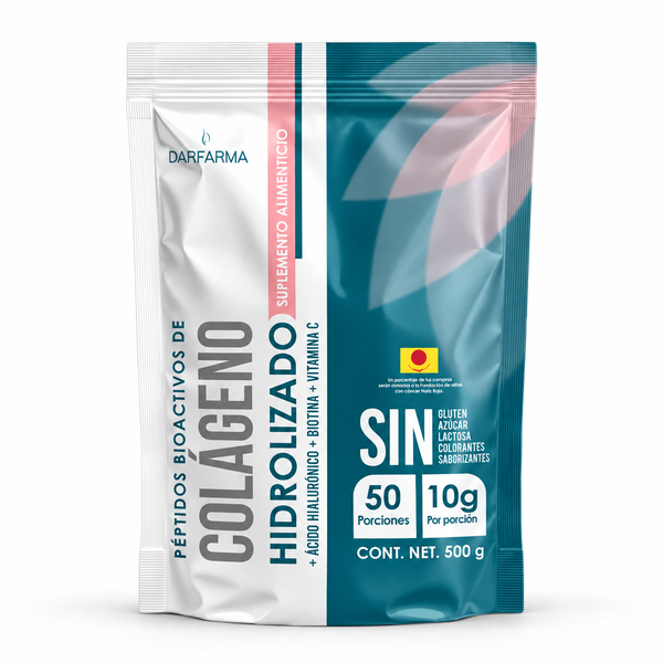 Colágeno Hidrolizado puro + Ácido Hialuronico + Biotina + Vitamina C